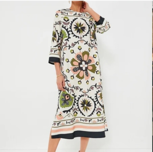 Tuckernuck Dresses & Skirts - Tuckernuck Sundial Stripe Jamie Dress Cream Size M